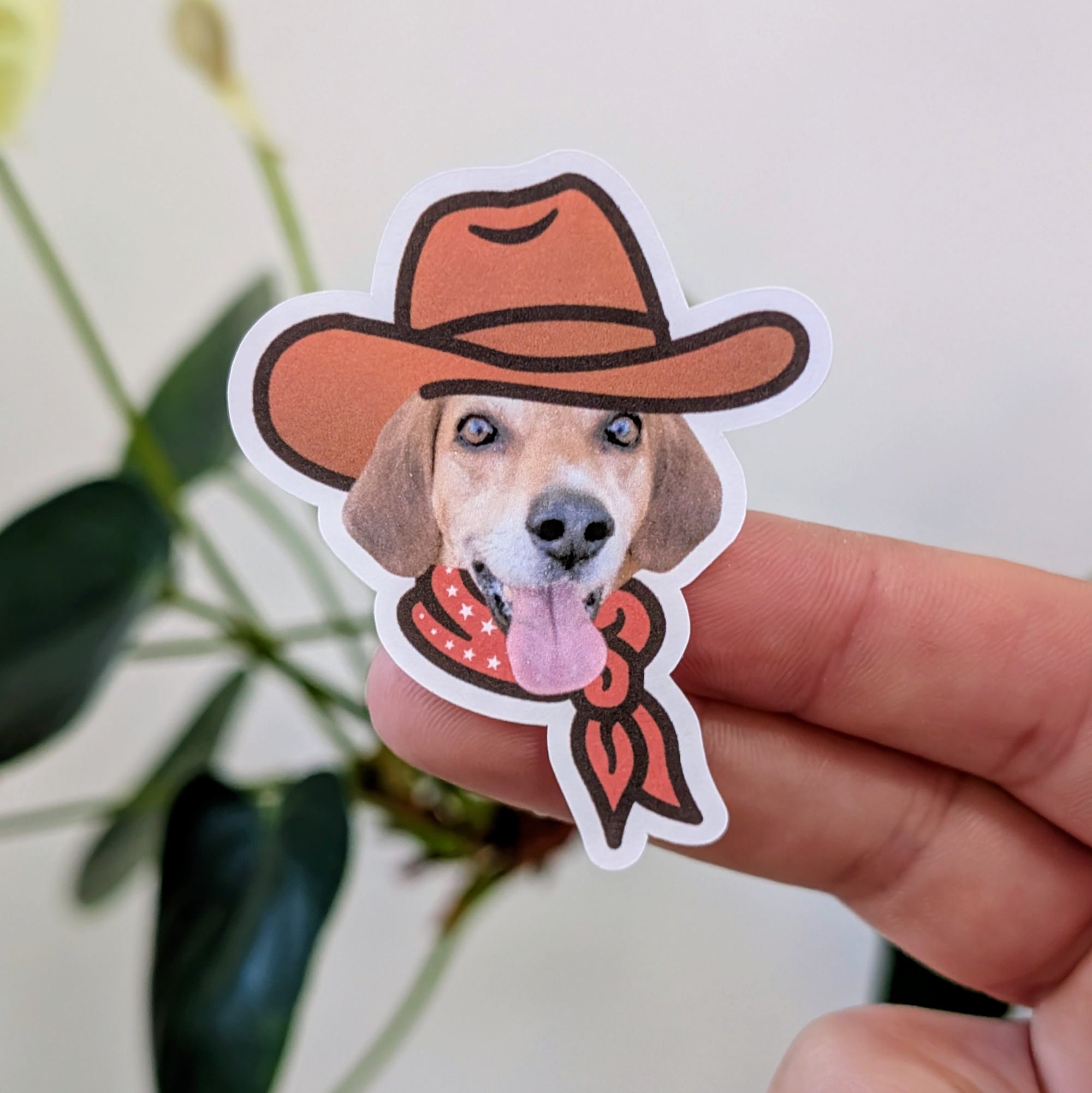 Wild West Vibes Pets Personalised Stickers