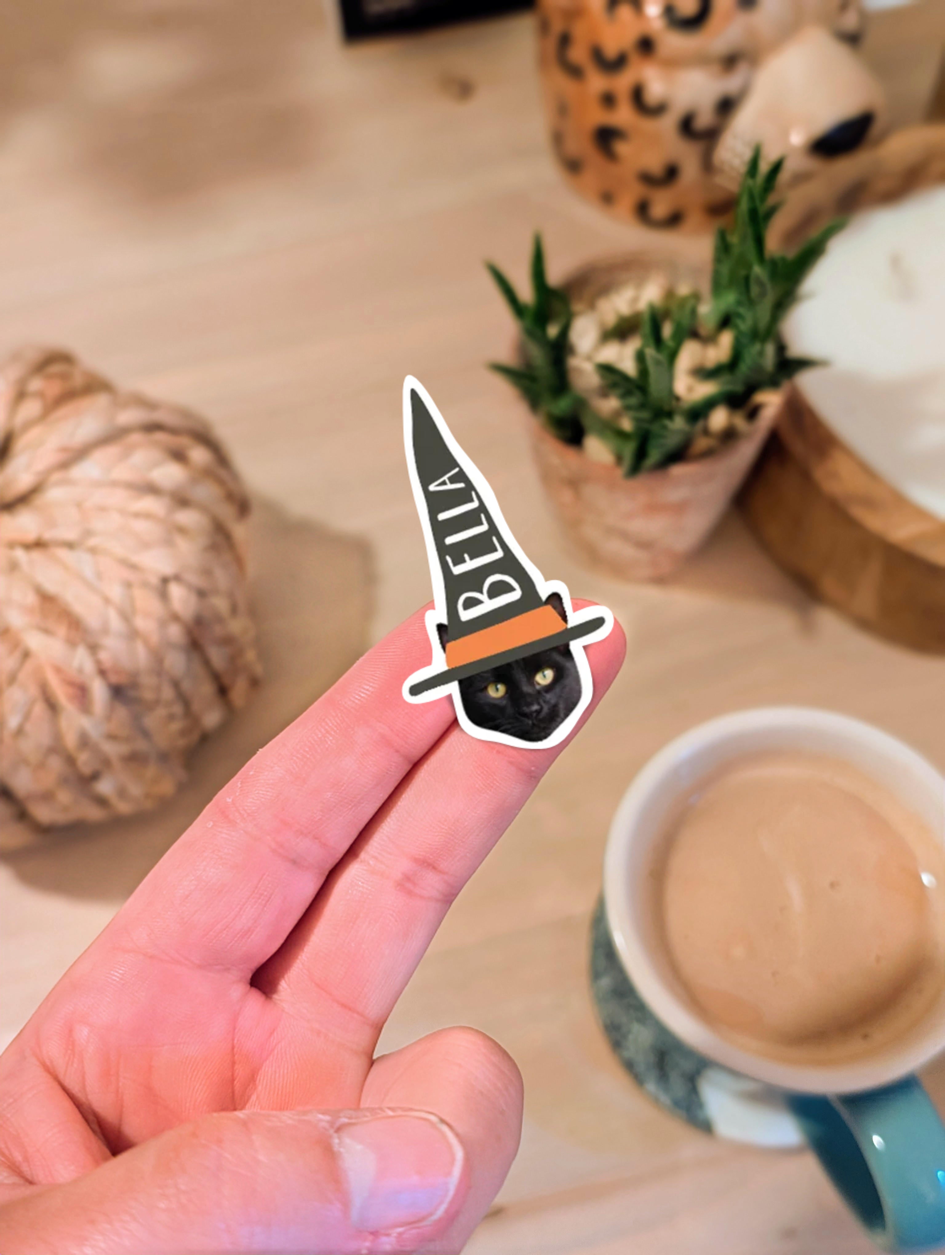 Halloween Vibes Pets Personalised Stickers